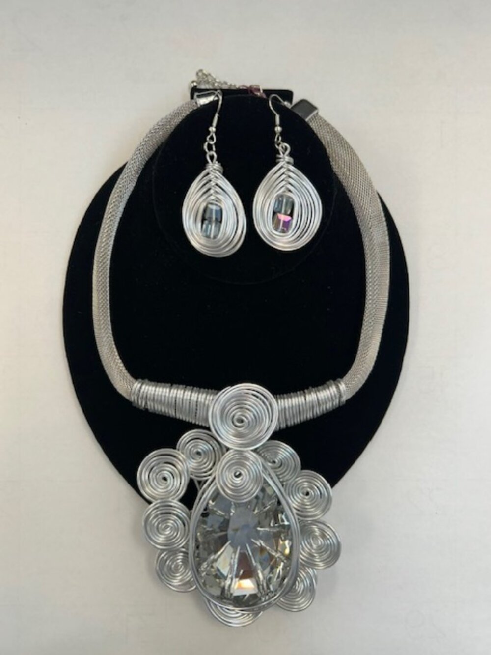Handcrafted Silver Wire Jewelry Set